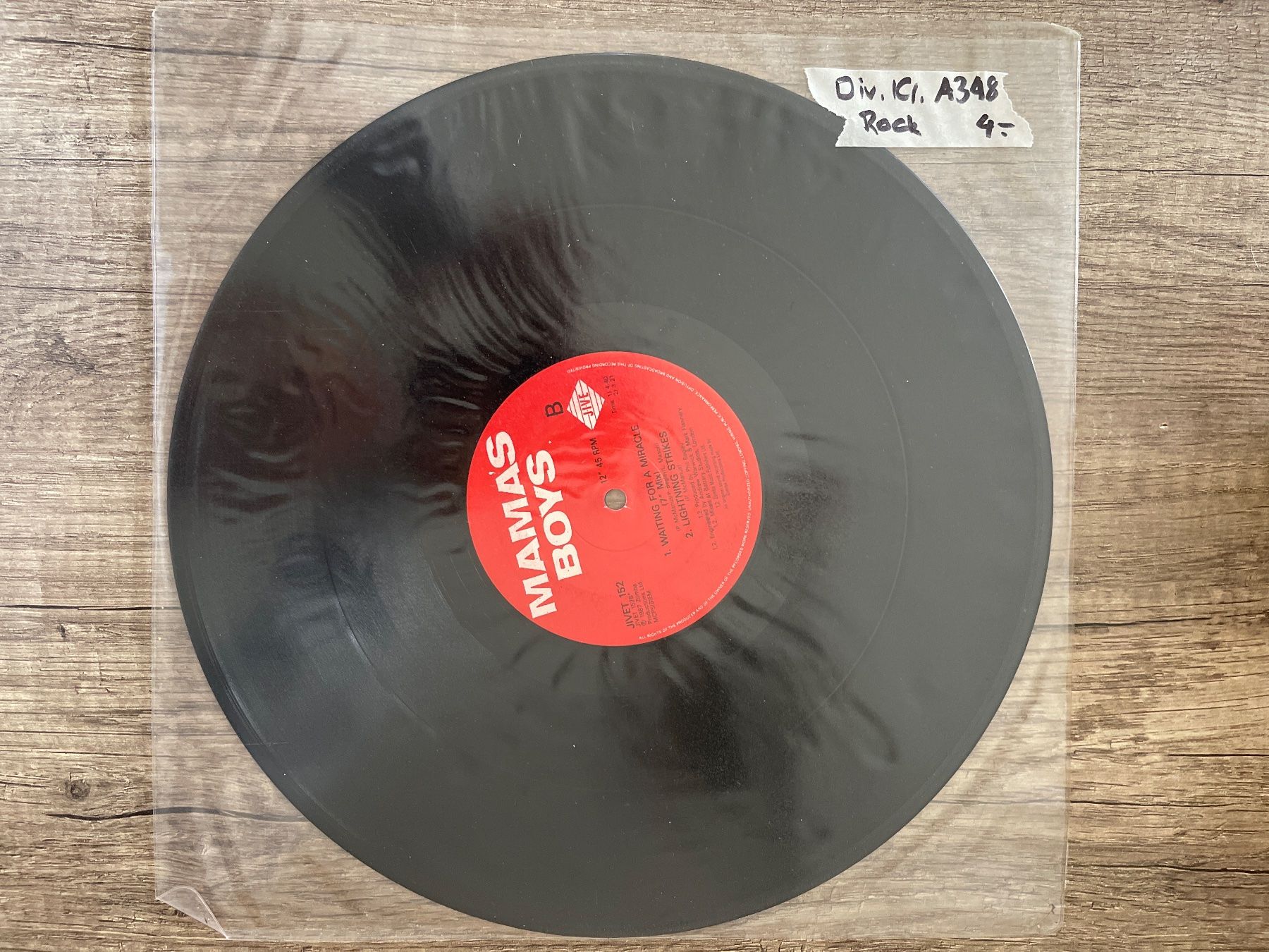 Dischi in vinile: A348/Mama's Boys Single Schallplatte 12" – Usato da Frutigen venduto da Philippe_jsp
