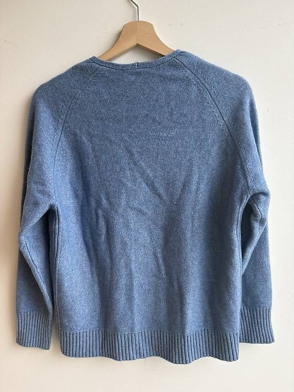 Maglioni & Felpe: In Linea Berlin Pullover Gr. 38 Wolle Kaschmir Blau – Usato da Schaffhausen venduto da Miorajah 1