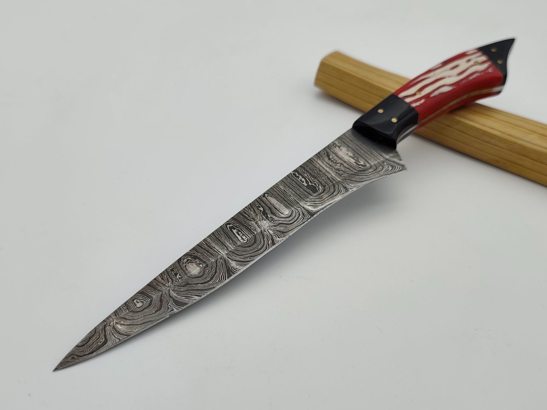 Coltelli da cucina: GEPRÜFT B Damast Messer Chefmesser Knife Damastmesser – Nuovo e nell'imballaggio originale da Arlesheim venduto da Premius_1