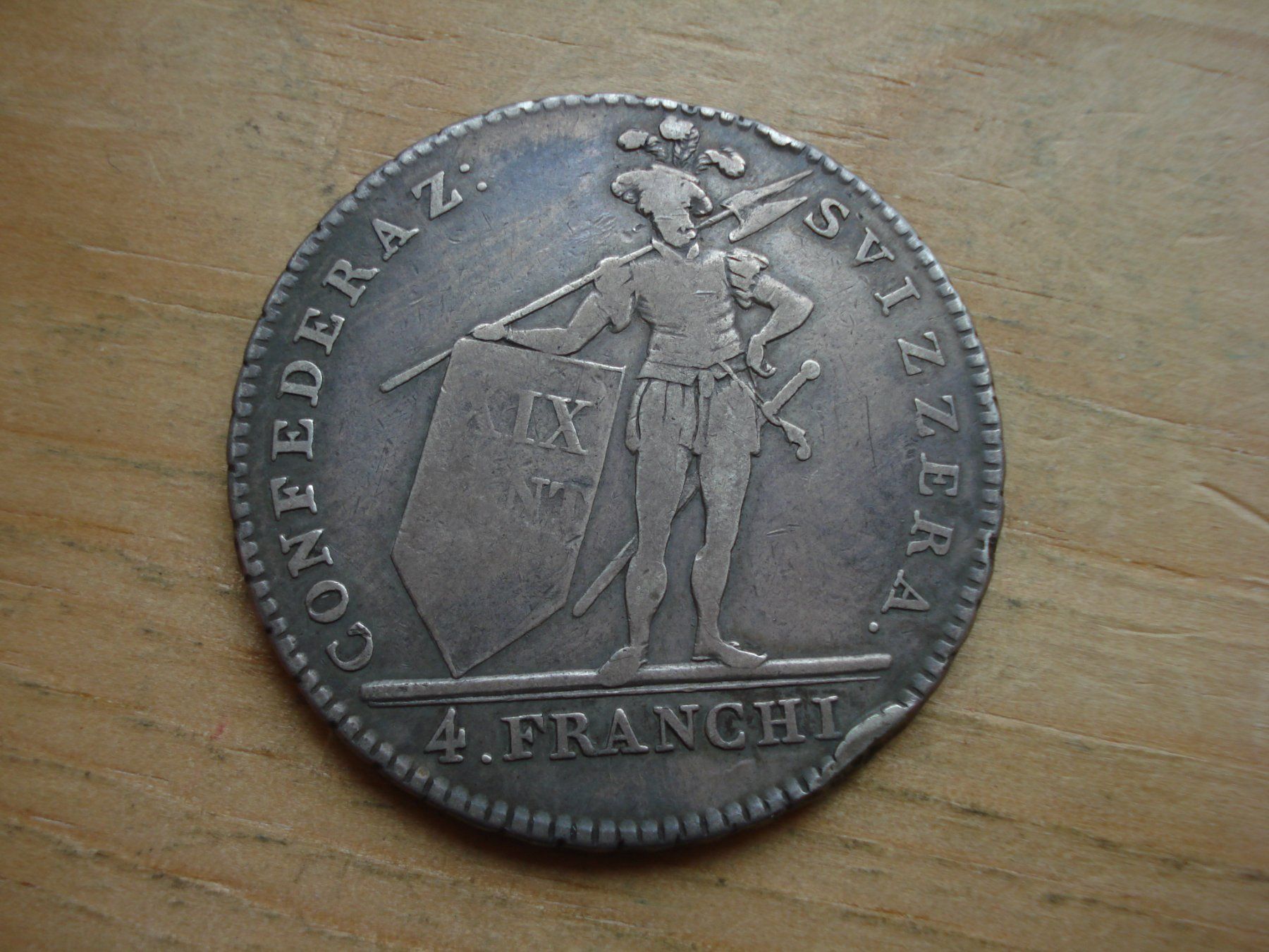 Tutti le monete: (G1) Ticino Taler 1814 – Usato da Erlach venduto da Net-Coins 1