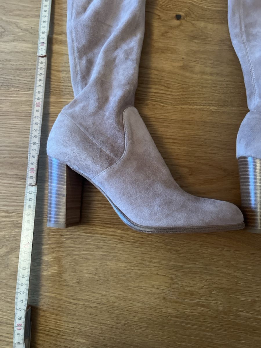 Navyboot Scarpe da donna: Stiefel Overknee Wildlederoptik beige Navyboot Grösse 41 – Nuovo (secondo la descrizione) da Affoltern am Albis venduto da Geton69 2