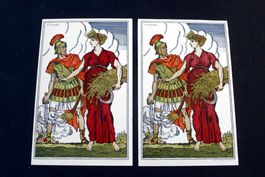 2x BUNDESFEIER - POSTKARTE, 1916. Gelaufen & ungelaufen