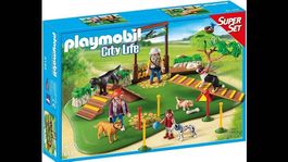 2 Set - Playmobil set da veterinario e addestramento cani