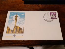 Enveloppe Afrique du Sud, Johannesbourg avec Timbre rare!