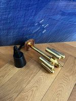 Vintage 70er Jahre Hängeleuchte Messing