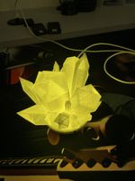 Lampada cristallo LED, multicolore, design unico!