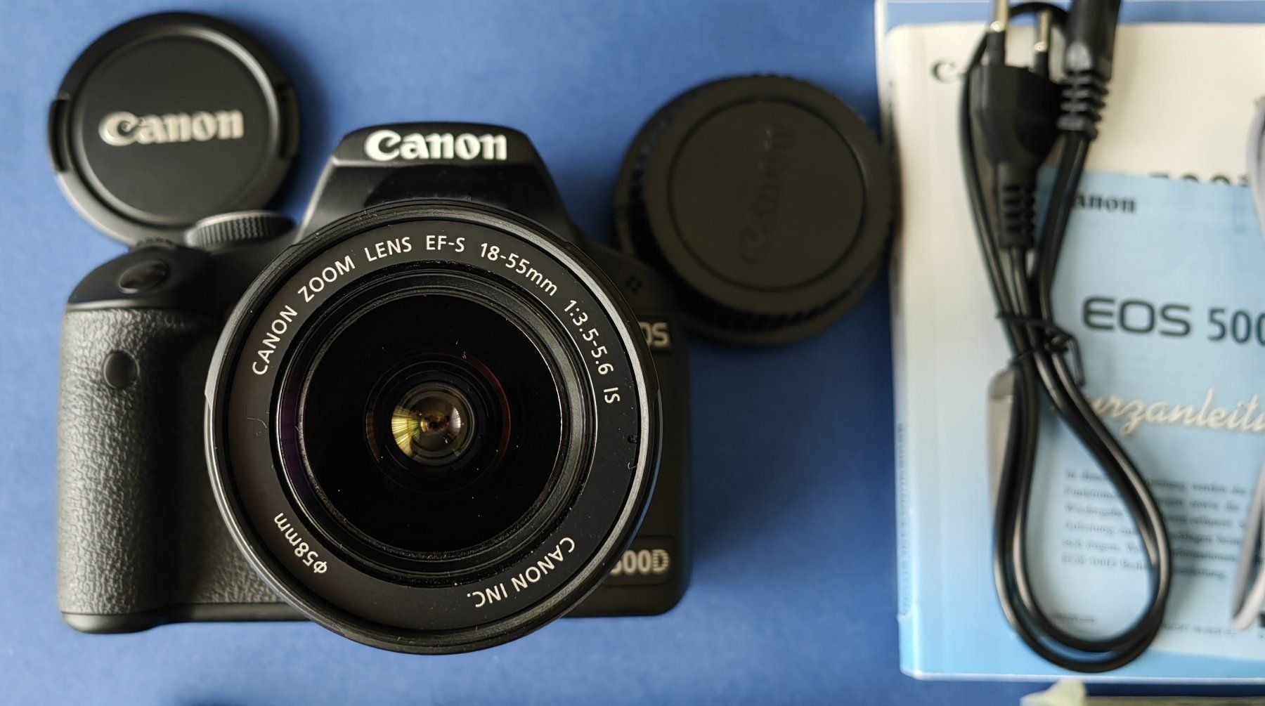 Canon Kamera: Canon EOS 500D mit Objektiv 18-55 mm IS – Gebraucht aus Weiningen ZH von Schmacki 2