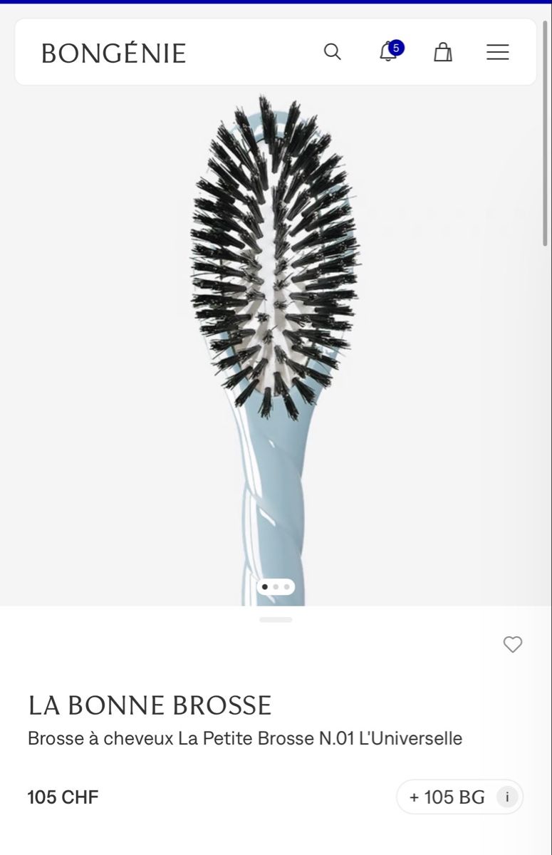 Altro per la cura dei capelli: La bonne brosse modèle petite  – Usato da Lausanne venduto da Meganelausanne 2
