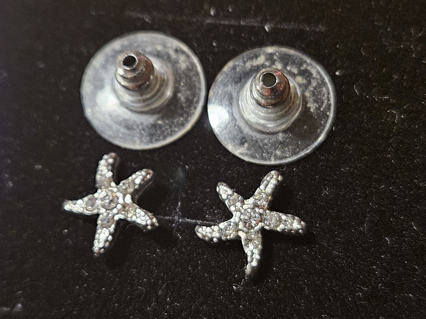 Boucles d'oreille: Ohrstecker Seestern mit Steinen silberfarben gebraucht – D'occasion à Wettingen par Sk8ertomda 1