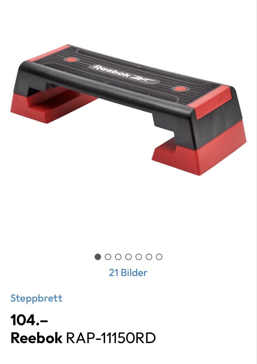 Reebok Vélos d'appartement: Reebok Step – Neuf (Voir description) à Thun par Timberella 3