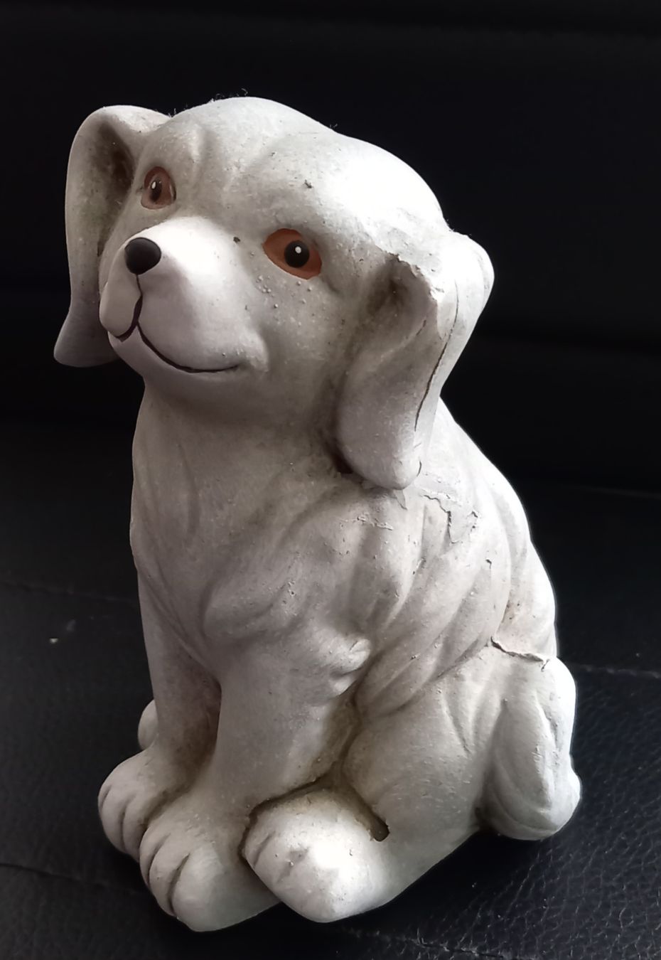 Figurines: Keramik Hund Figur weiss, grau – D'occasion à Hünibach par rut_l6ht 2