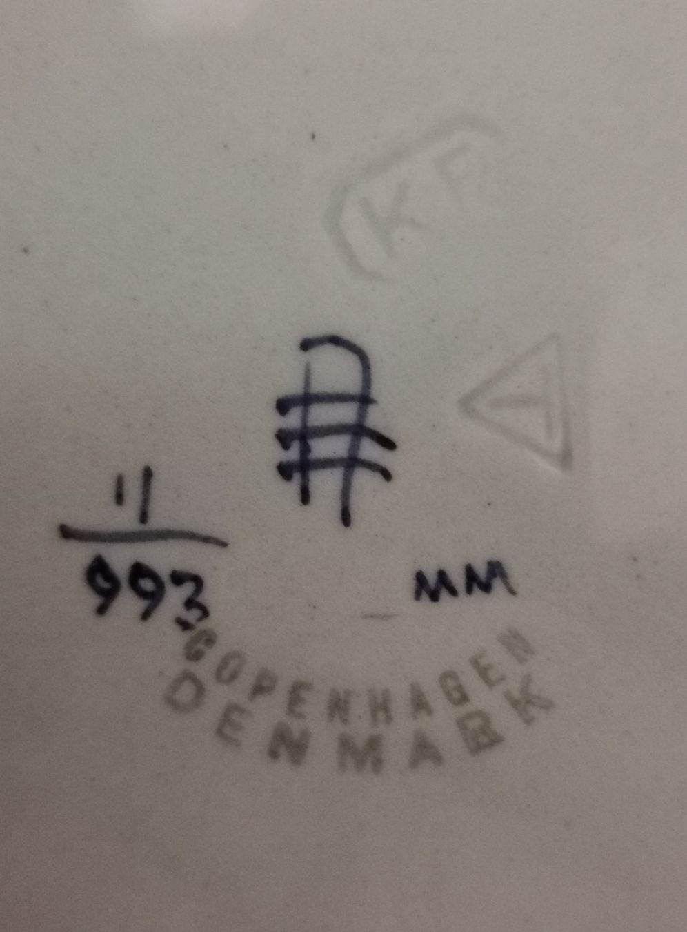 Royal Copenhagen Teller: Fayence Keramik Teller Royal Copenhagen Tranquebar 993 – Neu (gemäss Beschreibung) aus Bülach von wynja 2