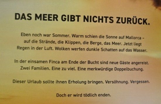 Livres: Meeres Dunkel von Till Raether – D'occasion à Wetzikon ZH par strubeli024 1
