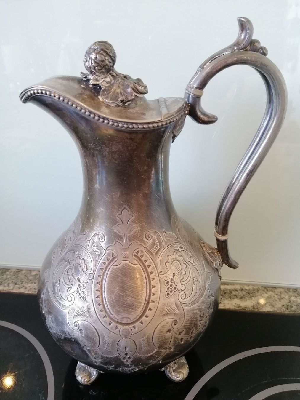 Caraffe: Antike Sheffieldkanne E. P. R. M. – Usato da Rheinfelden venduto da Cleopatra2000