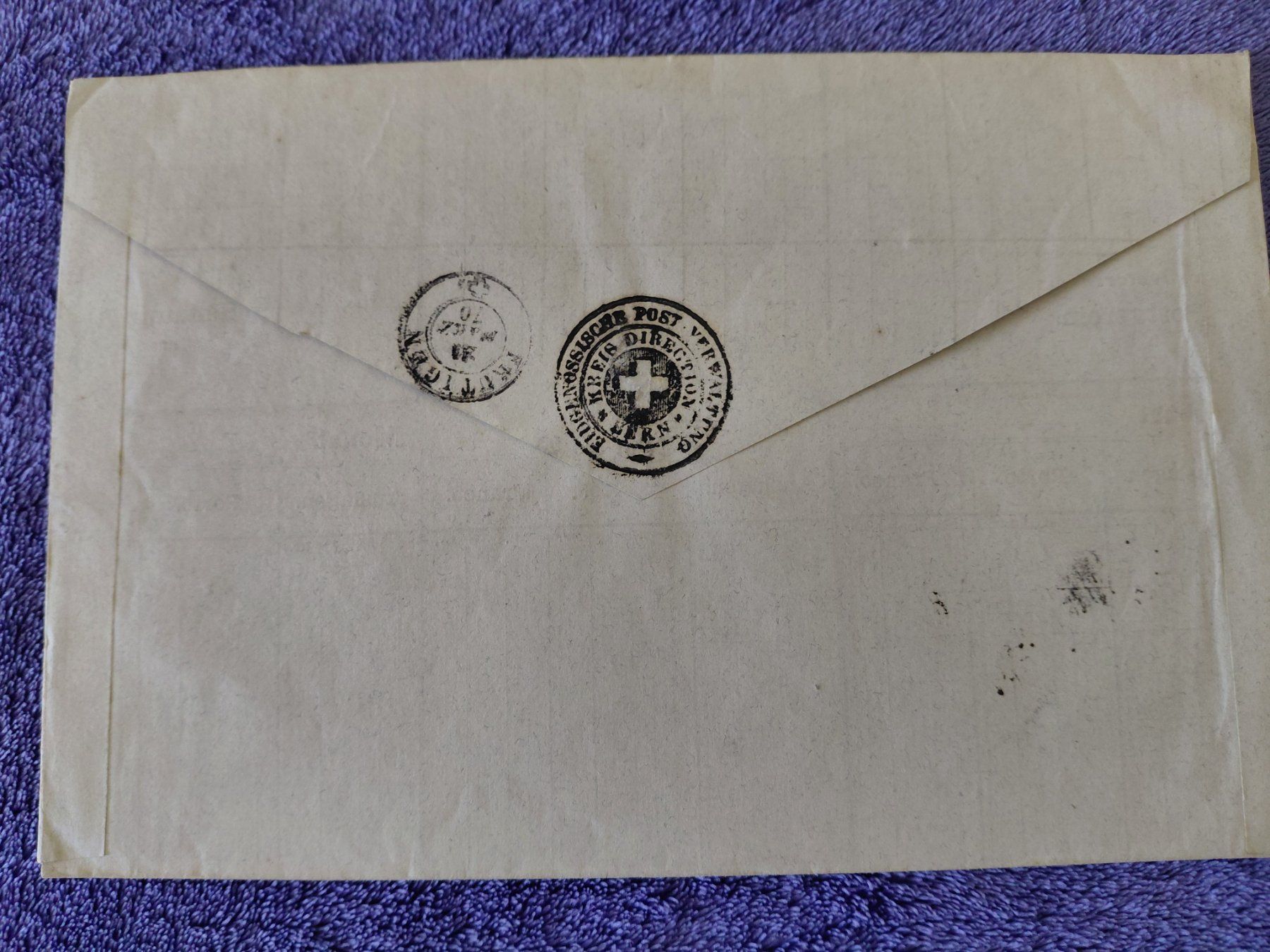 Alle Briefmarken: Superbrief eidg. Postverwaltung 1870 – Gebraucht aus Horw von Onurb008 1