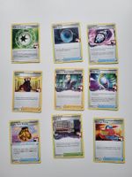 Trainer cards with Play Pokémon stamp