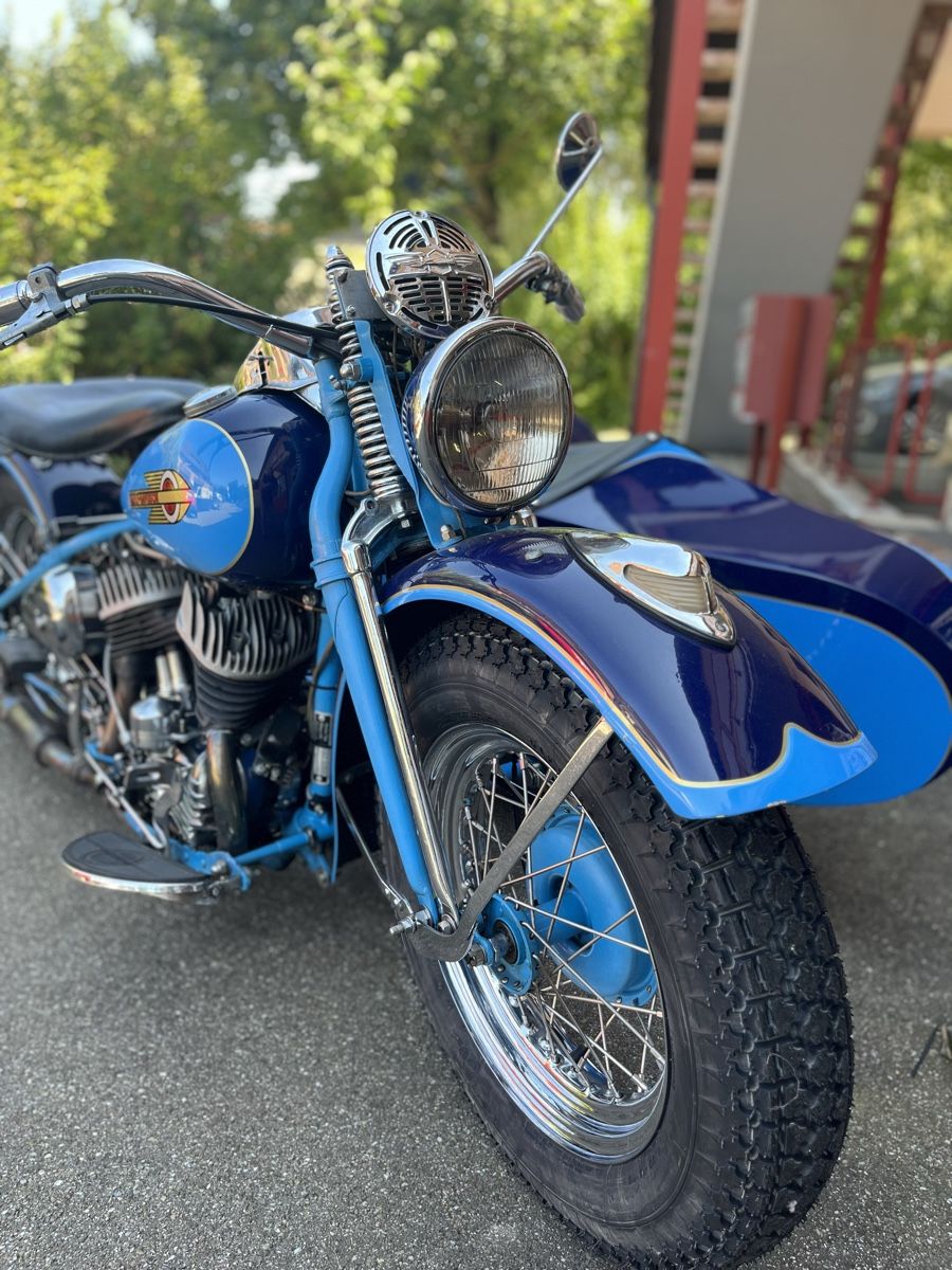 Chopper: Harley Davidson WLA Flathead 750 45” – Usato da Meilen venduto da Gempi