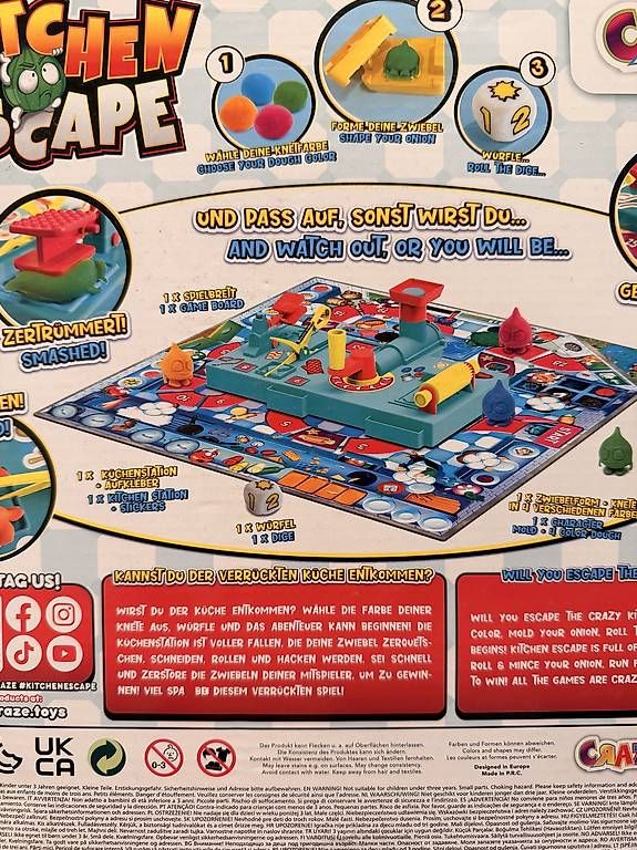 Giochi: Kitchen Escape, Kinder Knete Spiel ab 3 Jahren – Nuovo (secondo la descrizione) da Wilen b. Wil venduto da carpediem25 3
