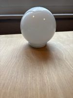 Lampenglas kugelförmig weiss Milchglas guter Zustand (2)