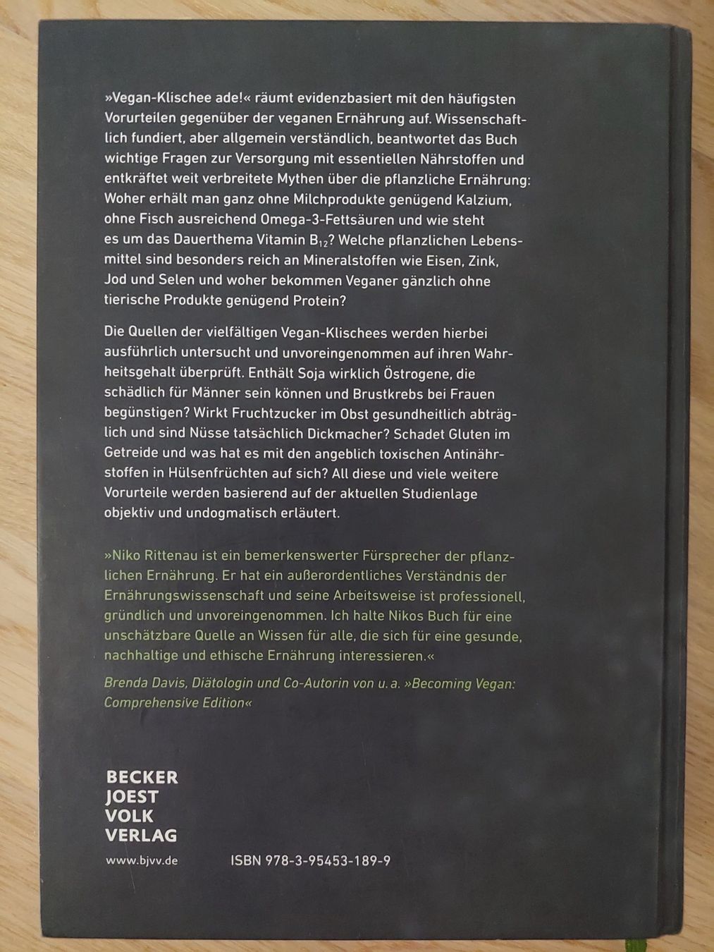 Libri: Vegan Klischee ade - Niko Rittenau – Usato da Besenbüren venduto da Ambra000 1