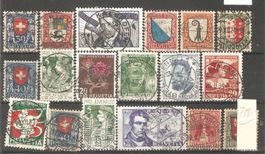 PJ 18 Werte mit Vollstempel