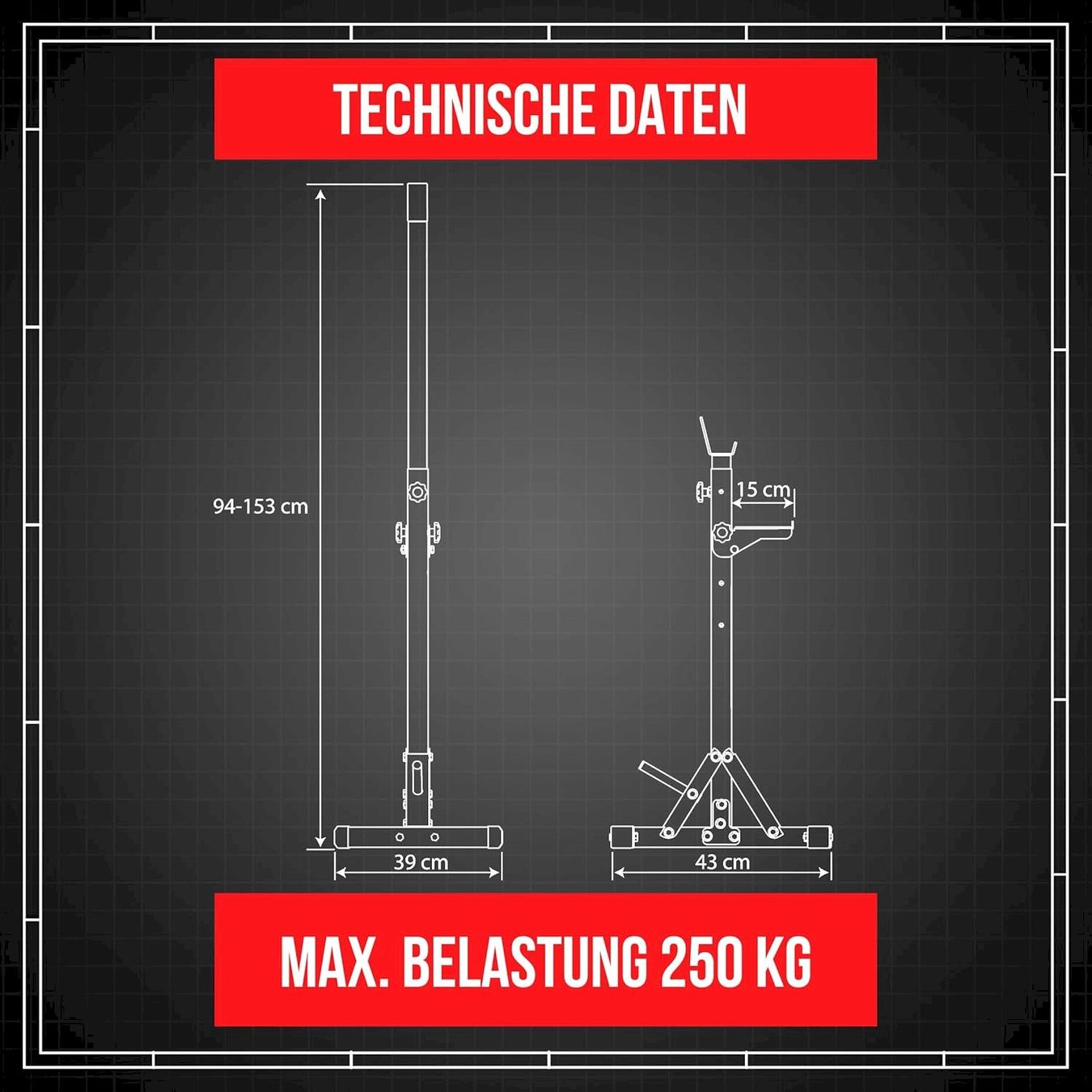 Manubri & Pesi: K-Sport KSH015 Langhantel Hantelablage – Nuovo e nell'imballaggio originale da Bottighofen venduto da zaap 6