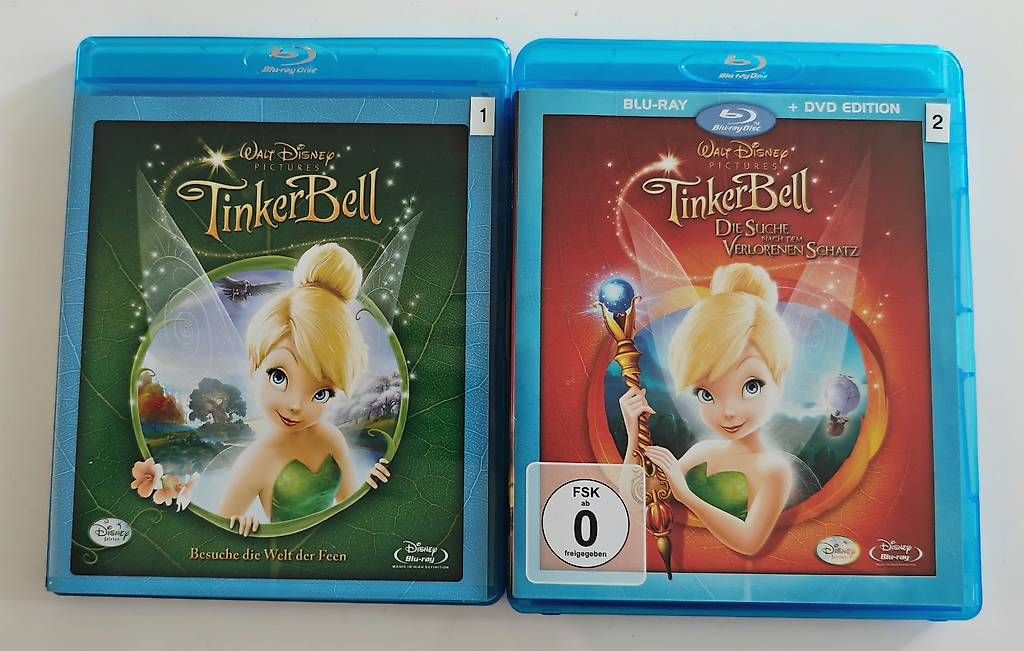 Tutti i DVDs: TinkerBell 1 - 6 (BlueRay) – Usato da Volketswil venduto da Blausterne 2