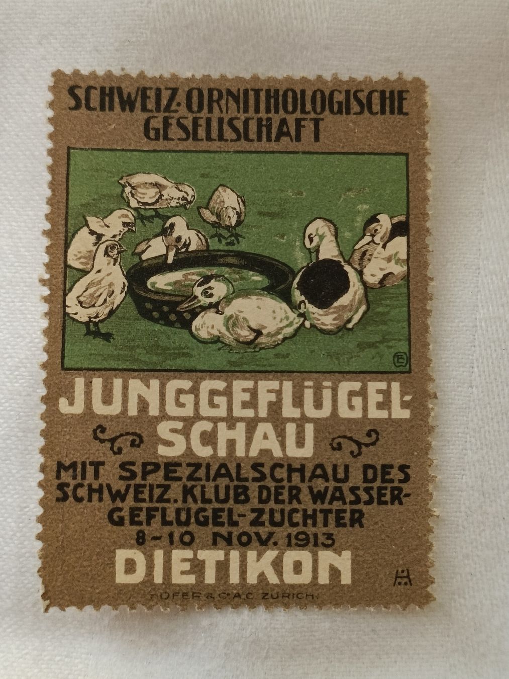 Tutti i francobolli: Litho Werbe Vignetten Briefmarken – Usato da Brugg AG venduto da Ente015 1