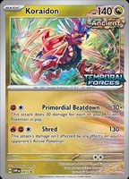 Pokemon Temporal Forces Prerelease Deck Koraidon EN