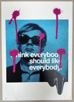 Death: Andy Warhol, POP ART, signiert 6/100