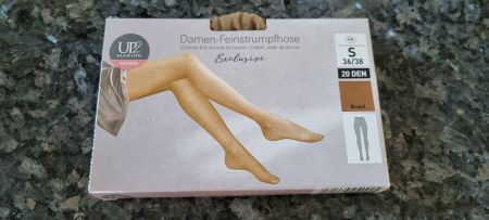 Damen Feinstrumpfhose UP2 neu, Gr. S, Farbe Brasil, 20 DEN