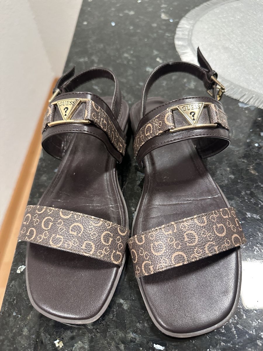 Guess Scarpe da donna: Guess Sandalen, braun – Nuovo (secondo la descrizione) da Oberurnen venduto da nes_8xqt 3