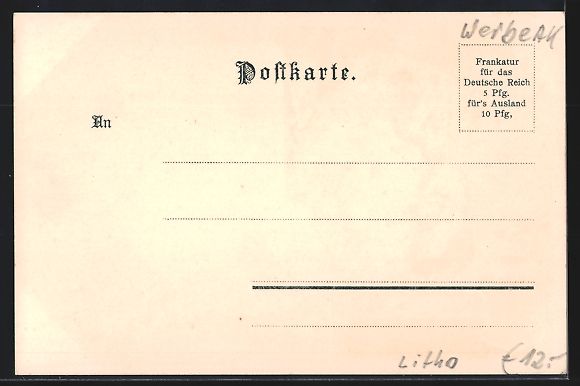 Cartoline postali: Litho Sion, Kakao Suchard, Ortsansicht,  – Usato da Berlin venduto da bartko-reher 1