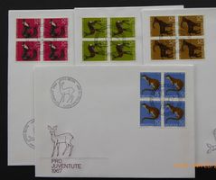 1967 - Pro Juventute - Znr. PJ 220-223 / Einzel - FDC - ES