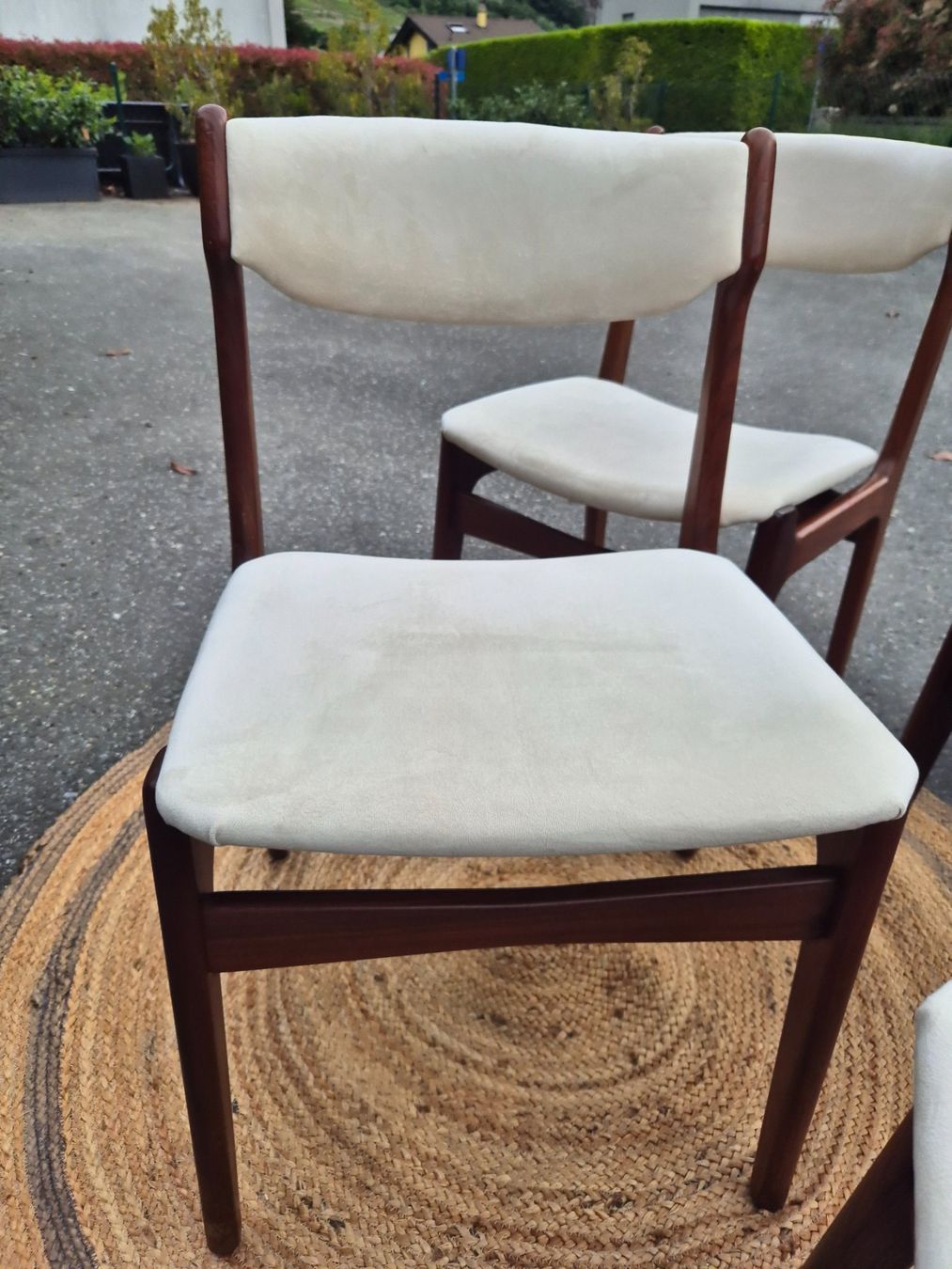 Stühle: 4 chaises vintage scandinaves restaurées – Gebraucht aus Fully von tameab 6