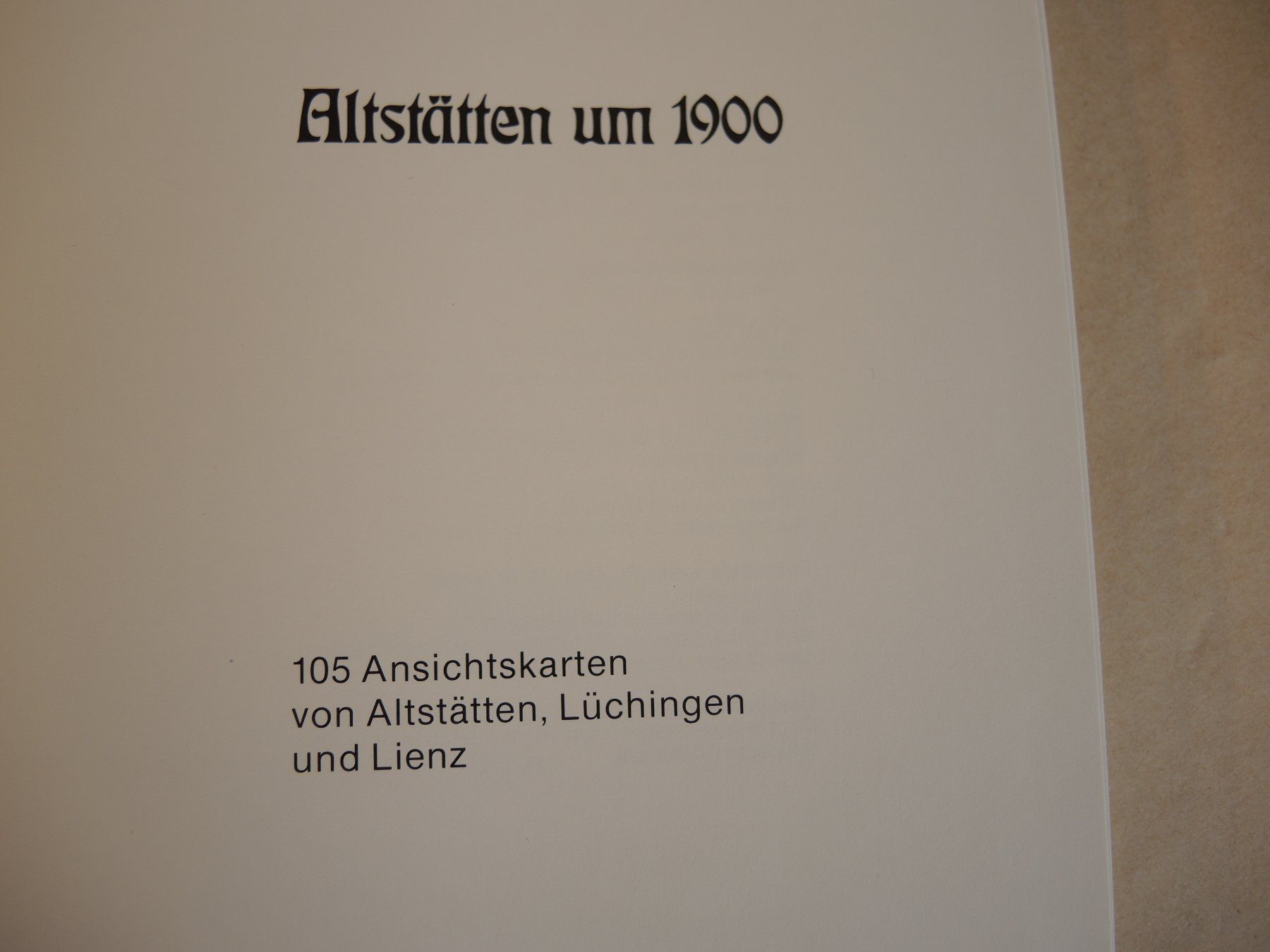 Libri: Altstätten um 1900 : 105 Ansichtskarten Weber Heiden – Usato da Rorschach venduto da maeck8 1