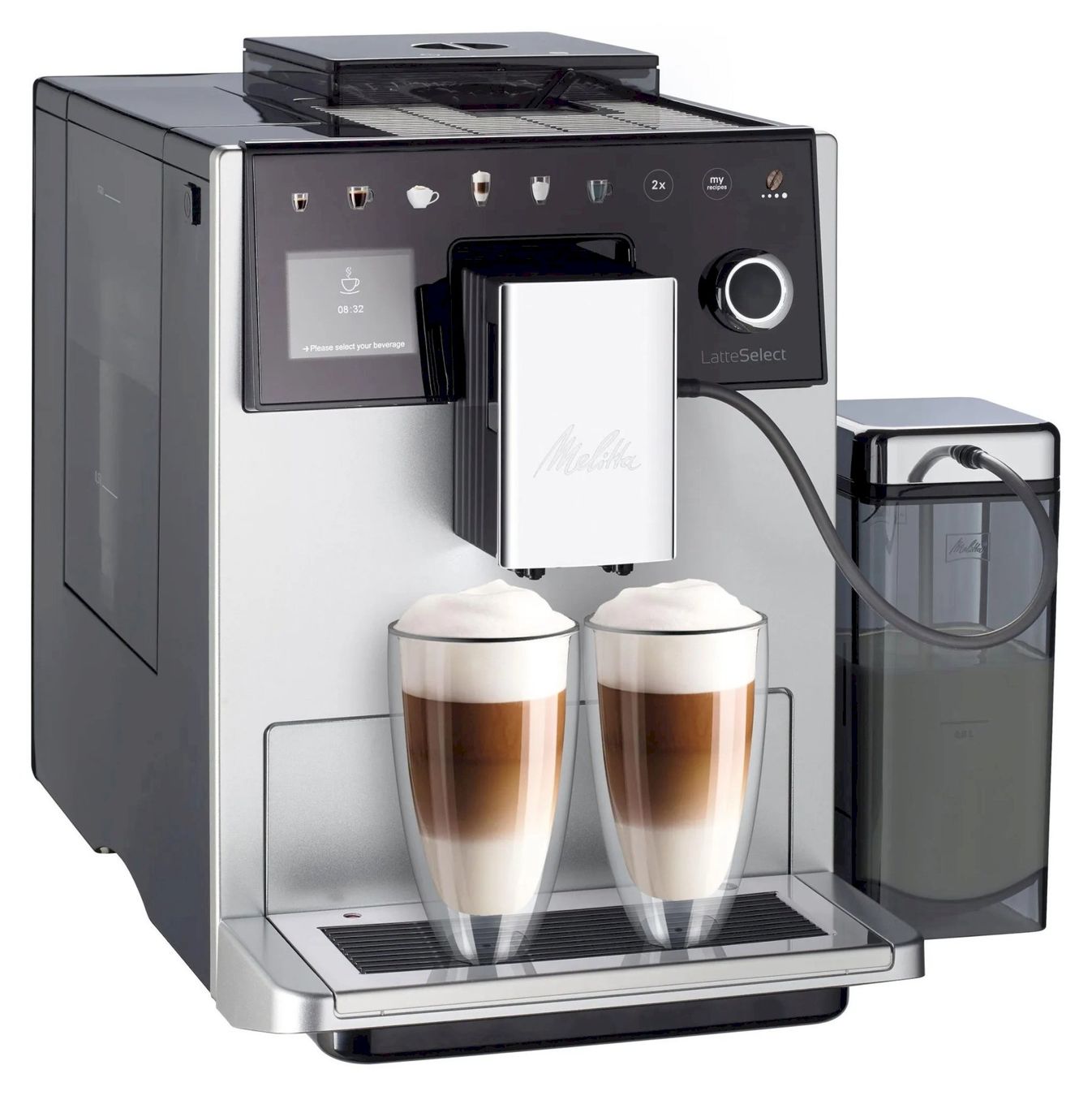 Macchine per caffè & Macchine per espresso: Melitta LatteSelect Silber – Nuovo e nell'imballaggio originale da Bottighofen venduto da zaap 1