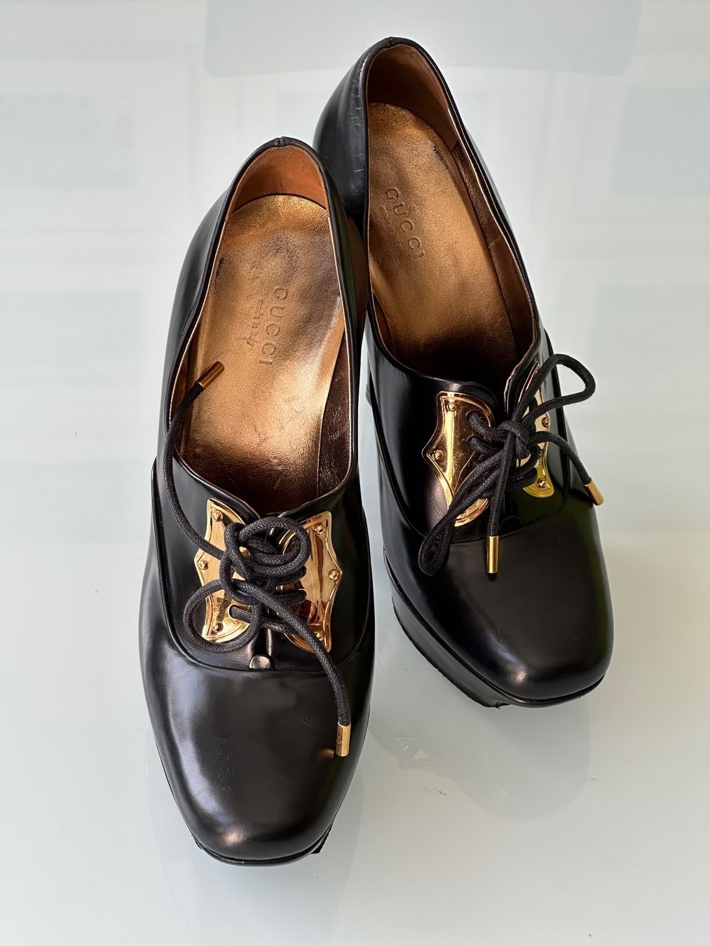Gucci Scarpe da donna: Gucci - Leder Boots 38,5 – Usato da Zufikon venduto da Modestil365 3