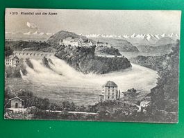 Rheinfall und die Alpen