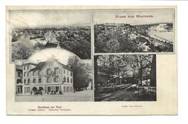 Gruss aus Rheineck (SG) Gasthaus zur Post - 1910 - Rarität !