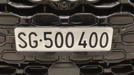 Autonummer/Kontrollschild SG500400