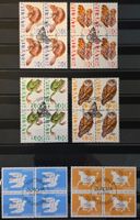Schweiz 1993-1995 Tiere, Fauna, EUROPA 6x 4er-Blöcke CTO