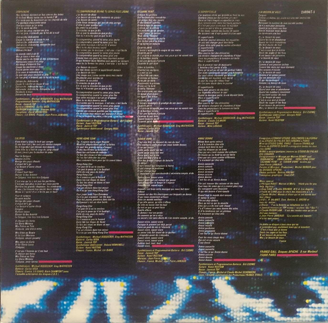 Schallplatten: FRANCE GALL - DEBRANCHE! – Gebraucht aus Poliez-Pittet von Newtown-Records 2