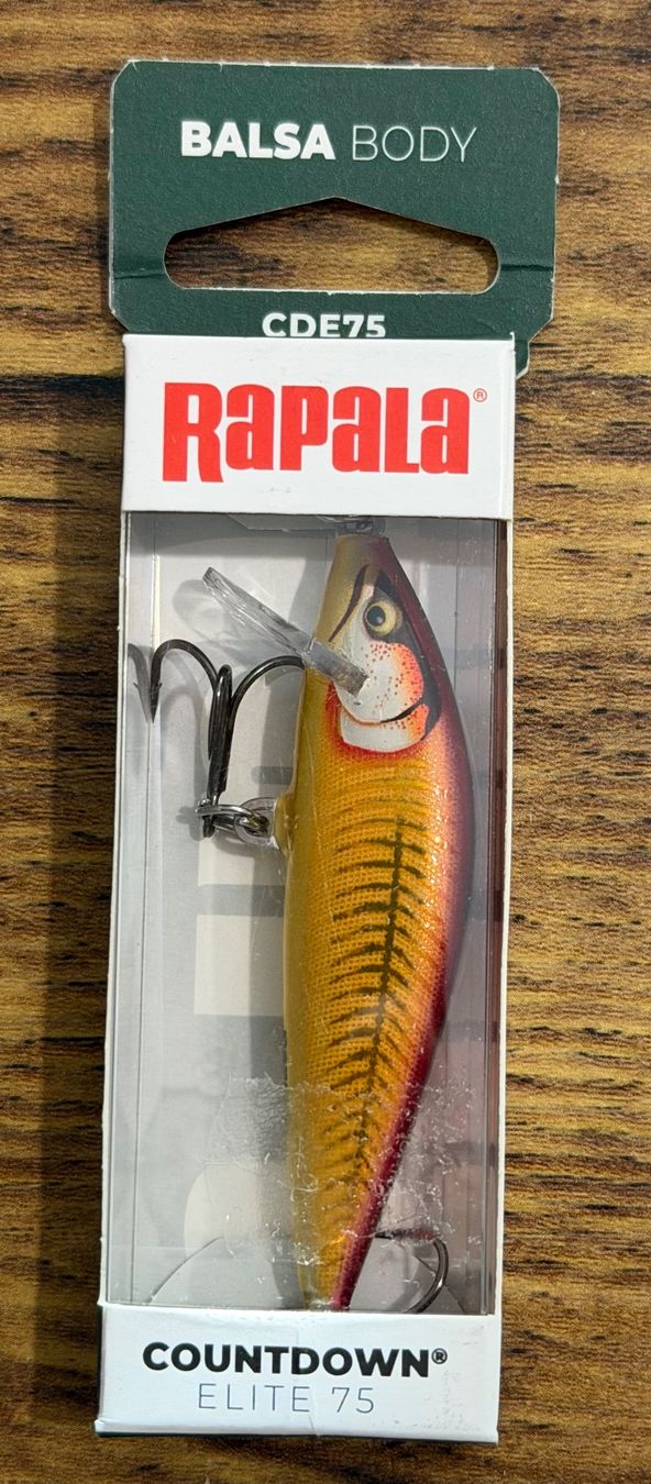 Rapala Köder: Rapala Countdown Elite - 7.5cm 10g #24 – Neu und originalverpackt aus Widnau von Fishingtackle_Oggy