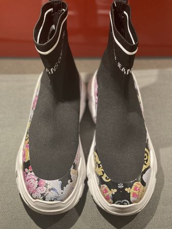 Versace Jeans Couture Sneaker Socken Schuhe Gr.38 Neuwertig