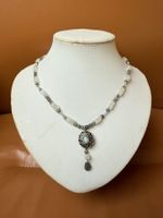 Mondstein, Labradorit, Swarovski KETTE