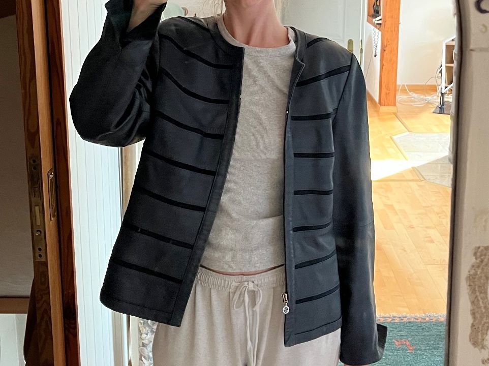Giacche: Lederjacke schwarz L Übergangsjacke – Usato da Riet (Neftenbach) venduto da kim_gfw6 7
