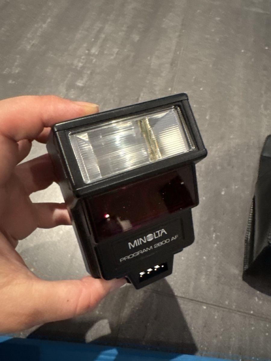 Minolta Flash: Minolta Program 2800 AF Blitzgerät - Top Zustand! – Usato da Vilters venduto da tha-tha 2