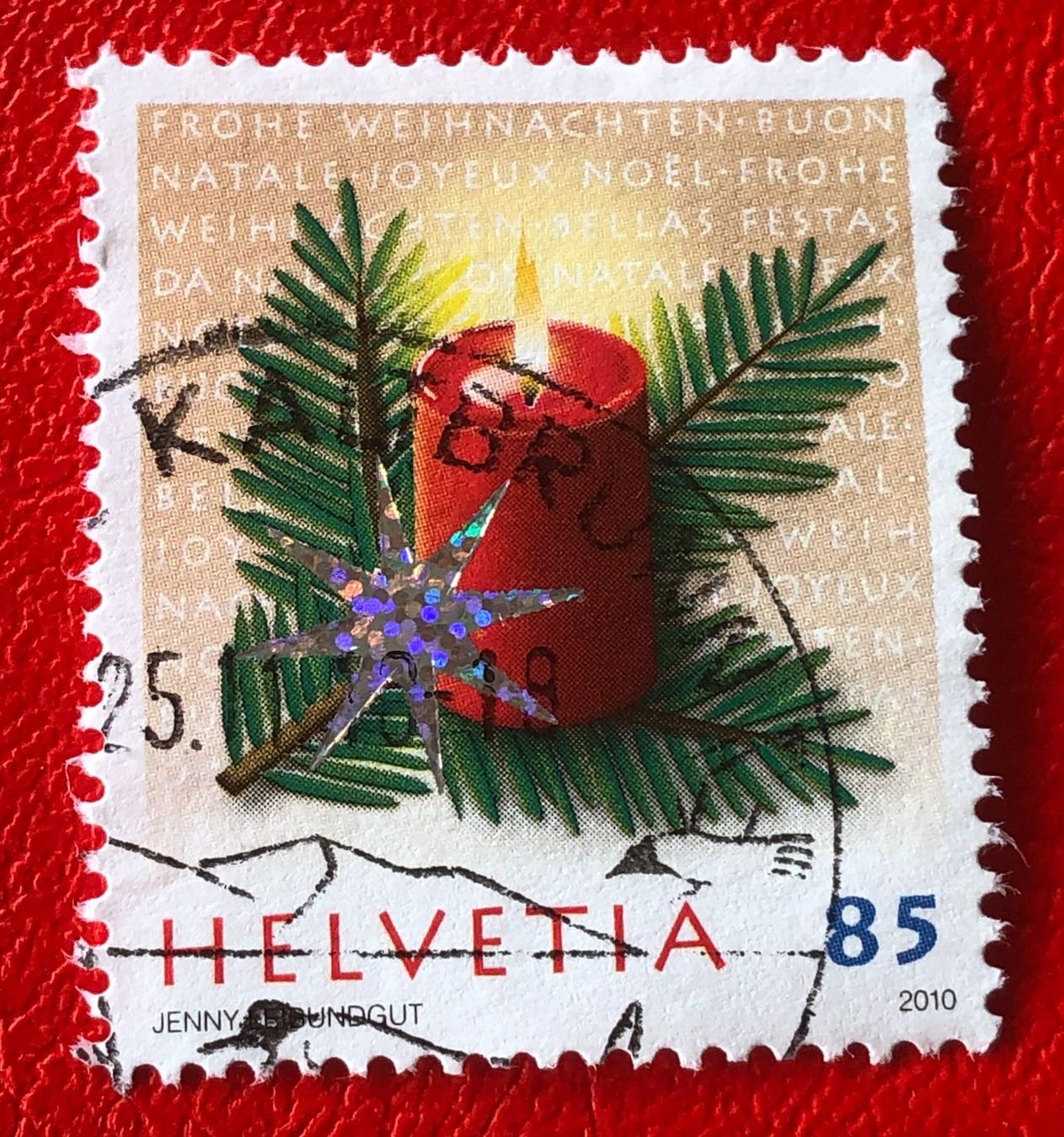 Tutti i francobolli: Nr.1373  Kerze 2010 mit Stempel    – Usato da Aarau venduto da Billa007