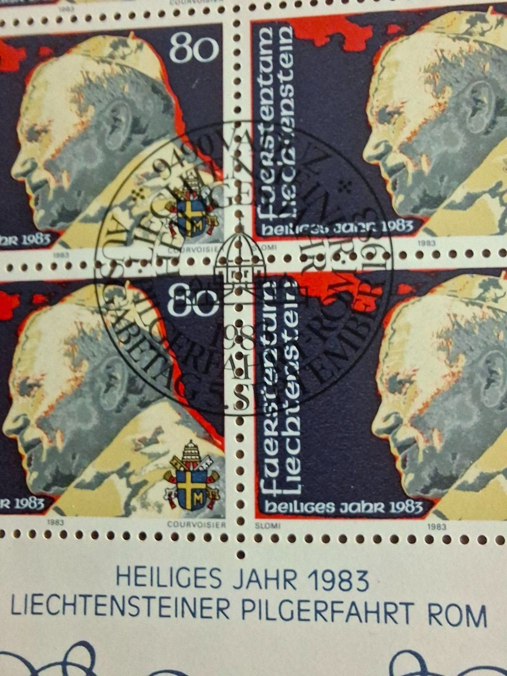 Tutti i francobolli: Kleinbogen: Liechtenstein 1983 – Nuovo (secondo la descrizione) da Hinterkappelen venduto da 1399 3